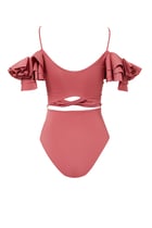 Coral One Piece Swimsuit